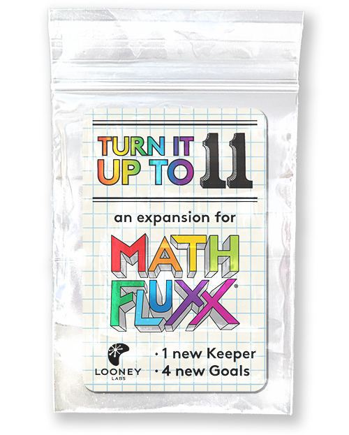 Looney Labs Math Fluxx - Gioco Da Tavolo Di Carte, 2-6 Giocatori, 8+ Anni, Partite Da 5-30 Minuti, Un Mix Di Strategia E Calcolo