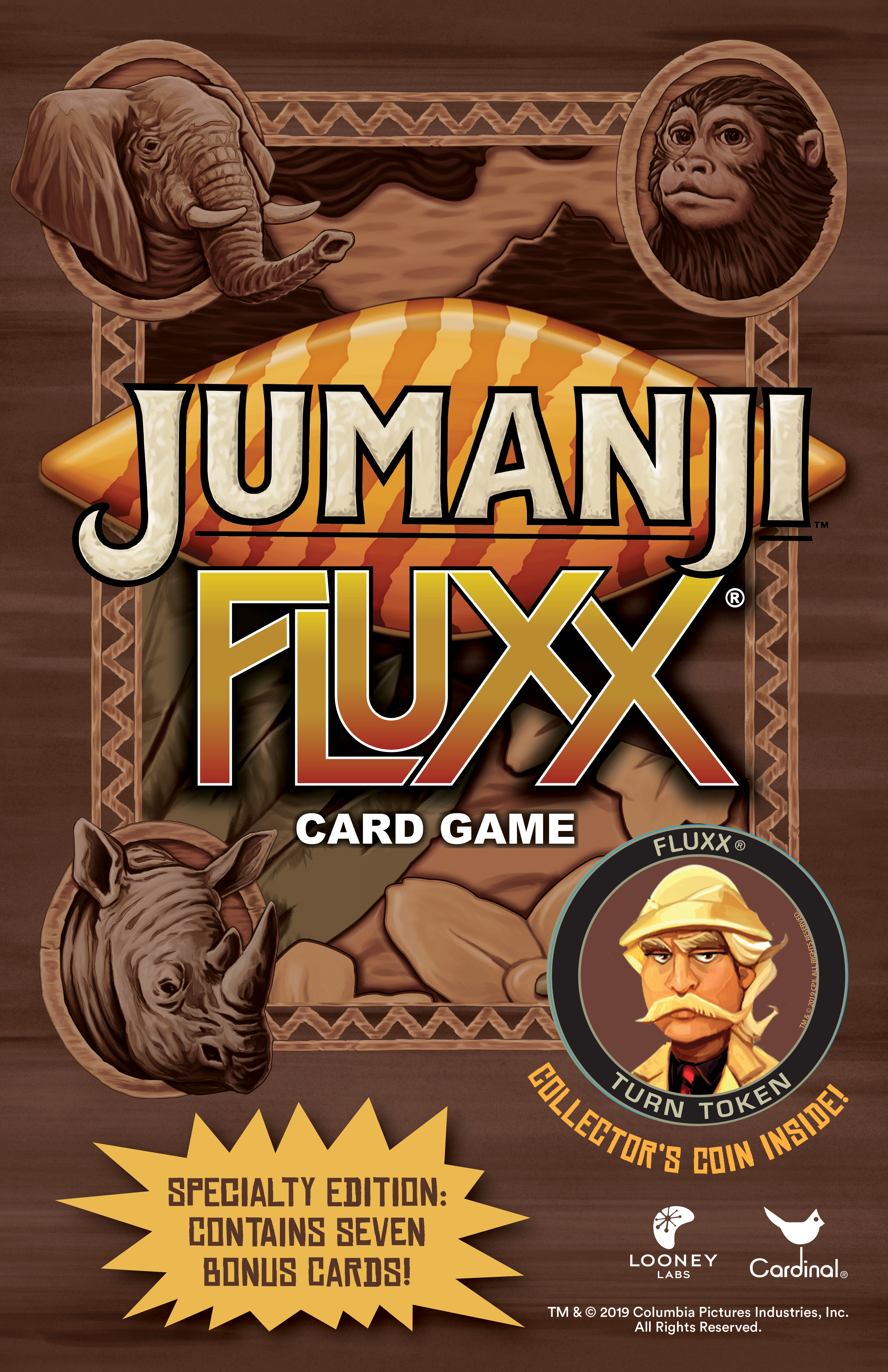 Jumanji Fluxx Specialty Edition Card Game Looney Labs 857848004864 for sale online