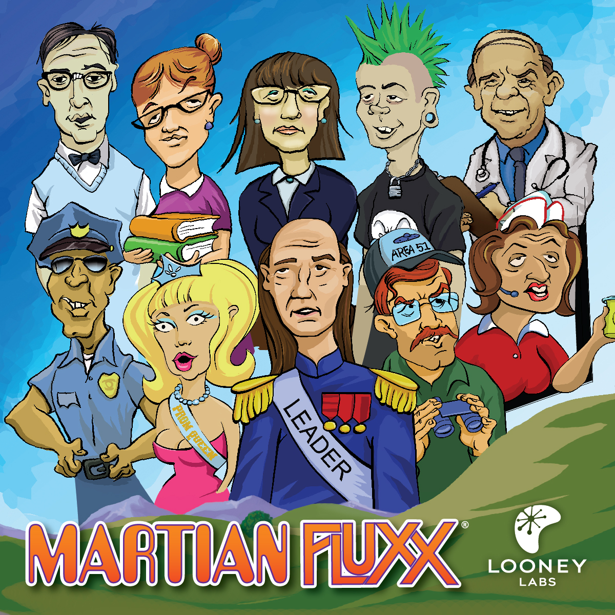 Martian Fluxx Pathetic Humans Looney Labs 