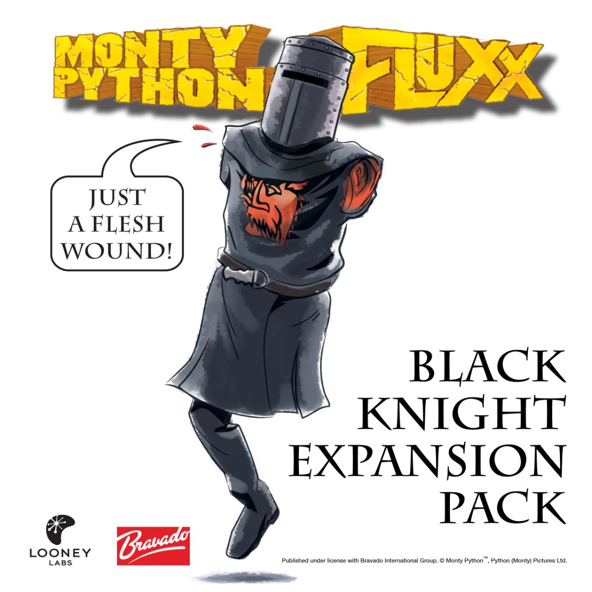 Monty Python Fluxx Game Looney Labs Castle Expansion Pack of 7 cards SEALED
