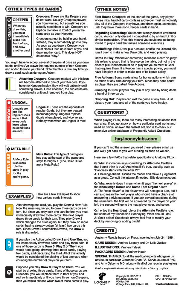 Anatomy Fluxx Review - Board Game Quest